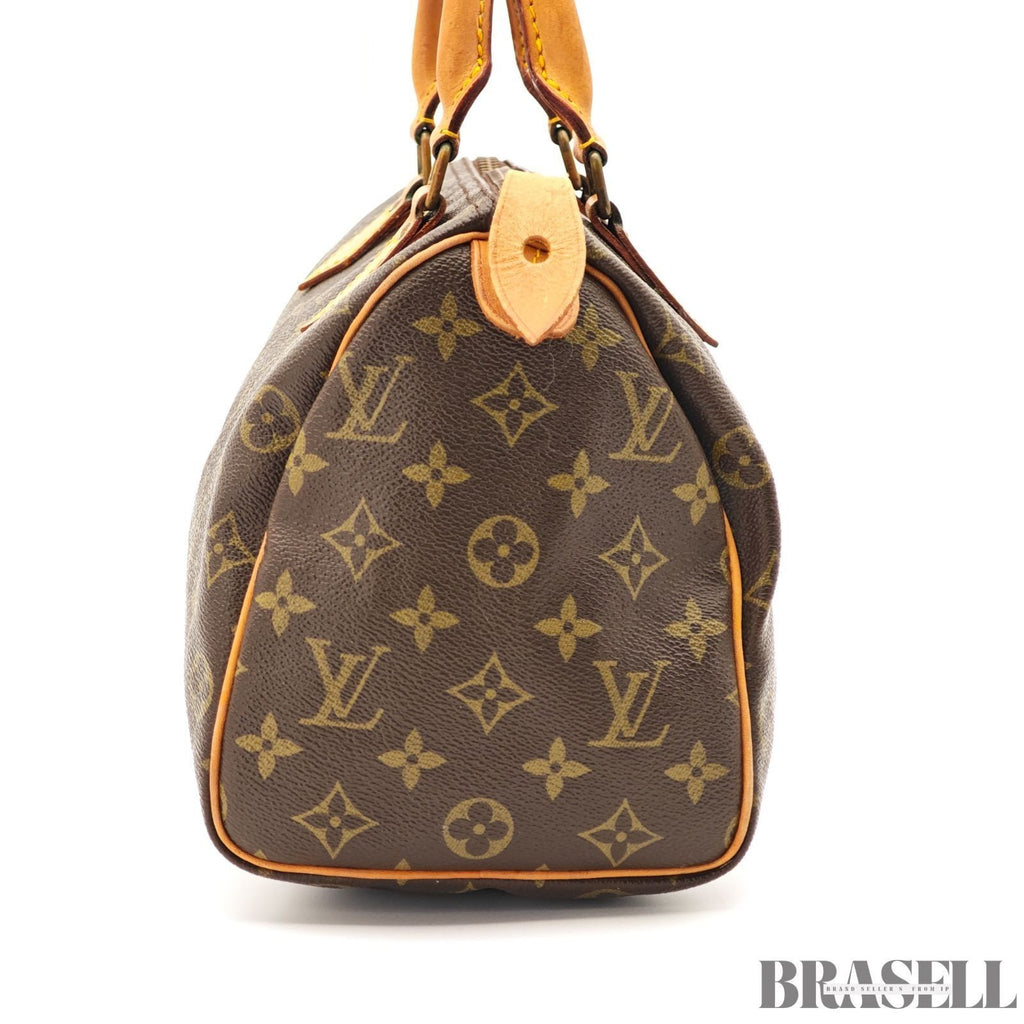 LOUIS VUITTON Speedy 25 M41528 Mini Boston Bag Brown Monogram Canvas Women's