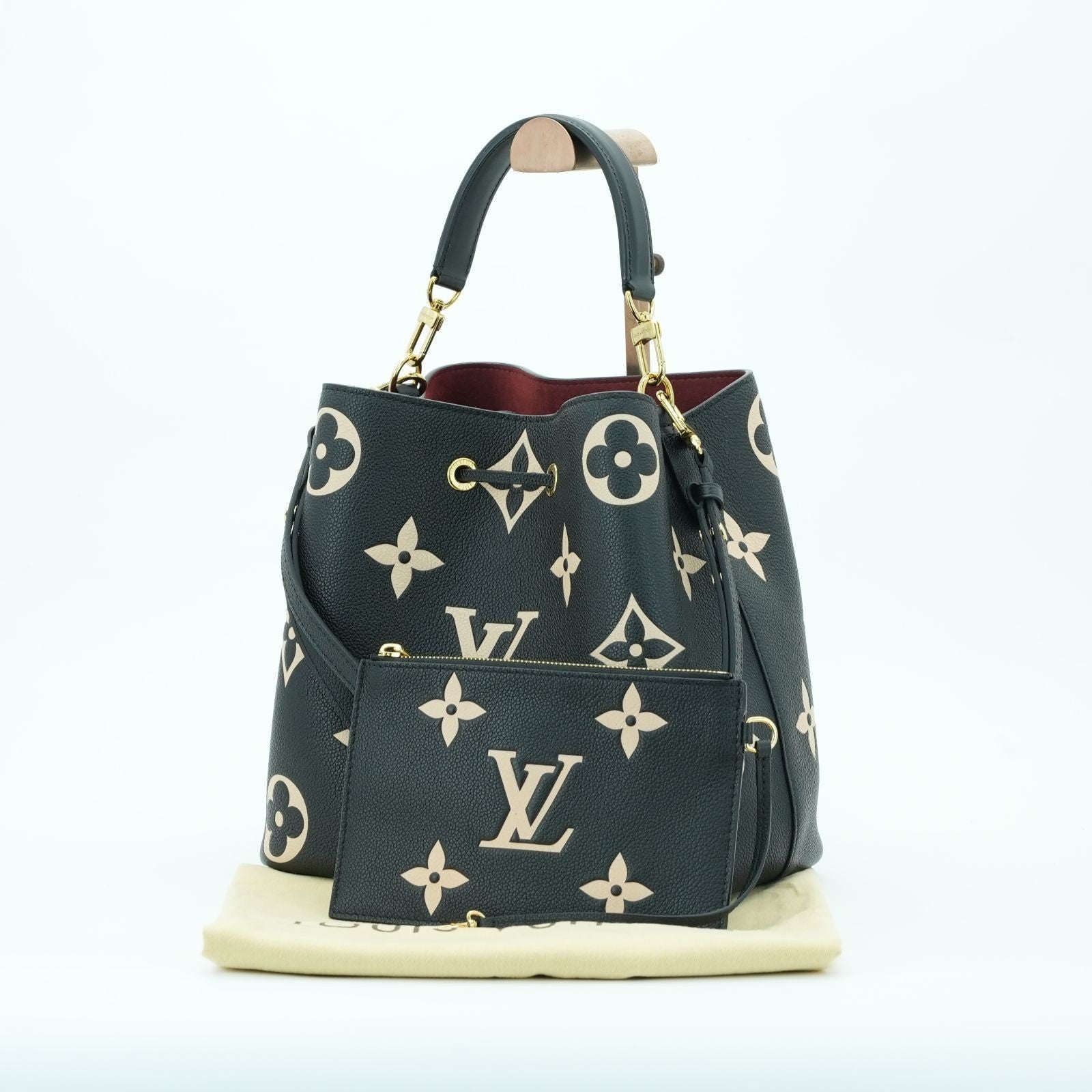 LOUIS VUITTON NeoNoe MM M45497 Handbag with Pouch 2-Way Shoulder Bag Black