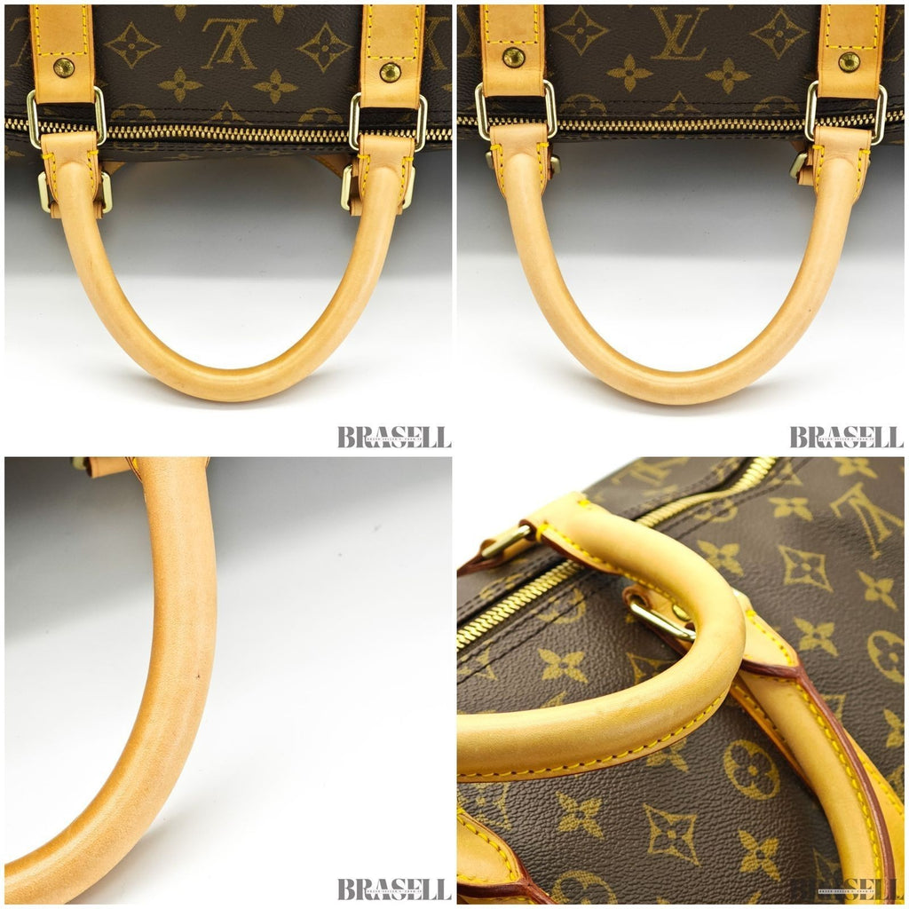 Louis Vuitton Keepall Bandoulière 55 M41414 Handbag Boston Bag Larg Brown Unisex