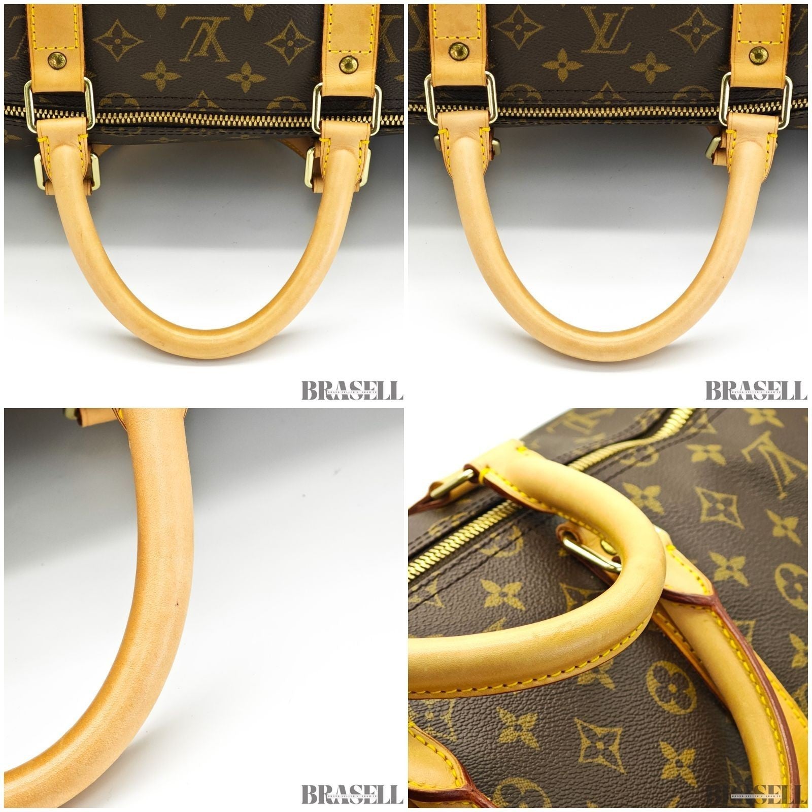 Louis Vuitton Keepall Bandoulière 55 M41414 Handbag Boston Bag Larg Brown Unisex
