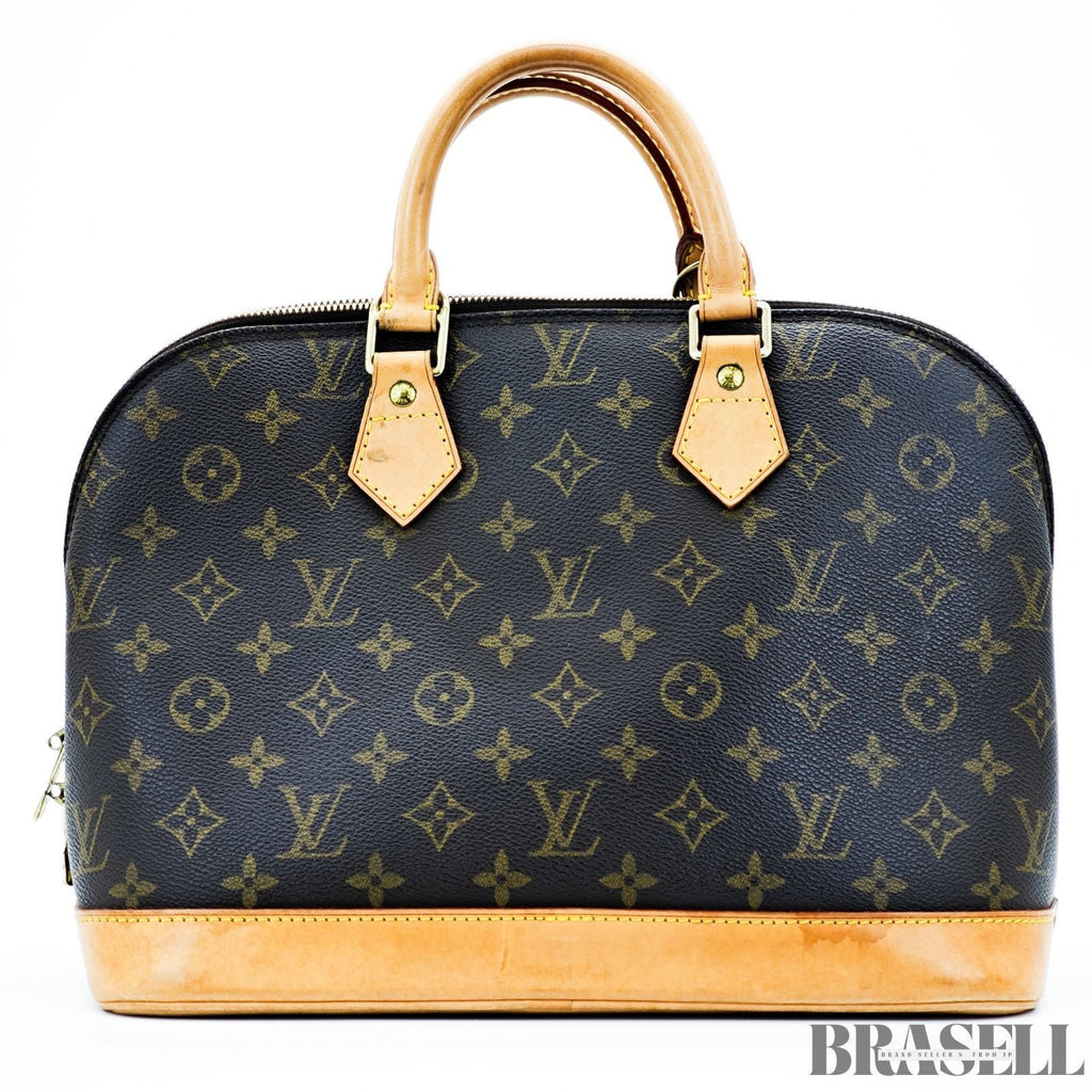LOUIS VUITTON Alma PM M51130 Monogram Brown Handbag Women’s Padlock & Key