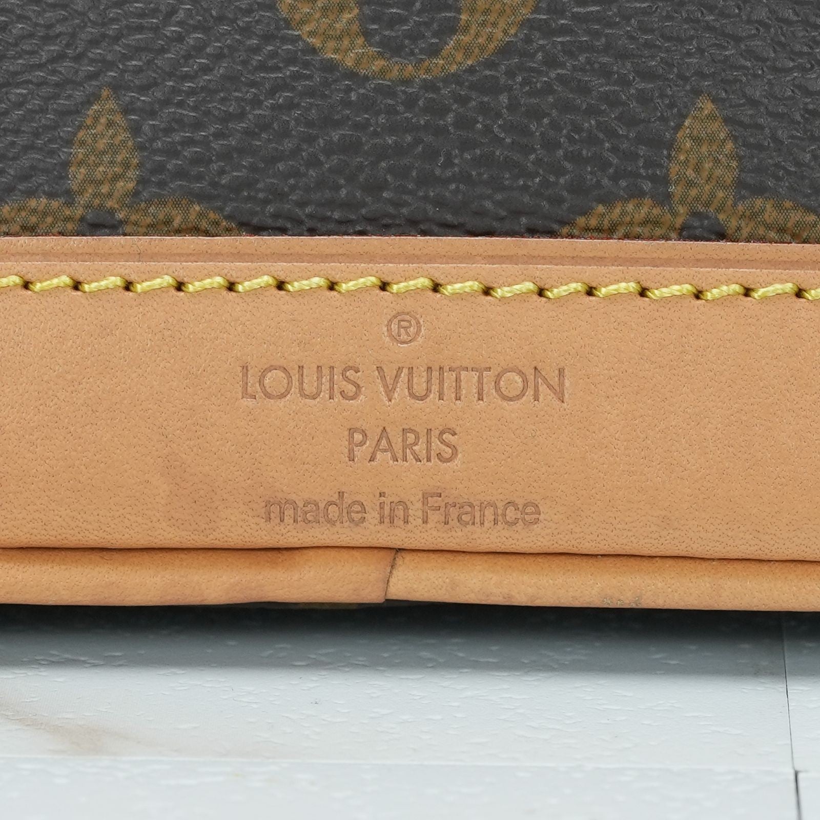 LOUIS VUITTON Nano Noe Monogram M81266 Handbag/Shoulder Bag/Bucket Bag Brown