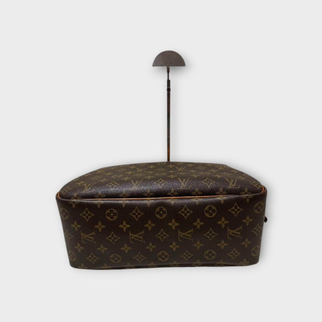 Louis Vuitton M47270 Bowling Vanity Deauville Brown PVC Leather Boston Bag 【B】