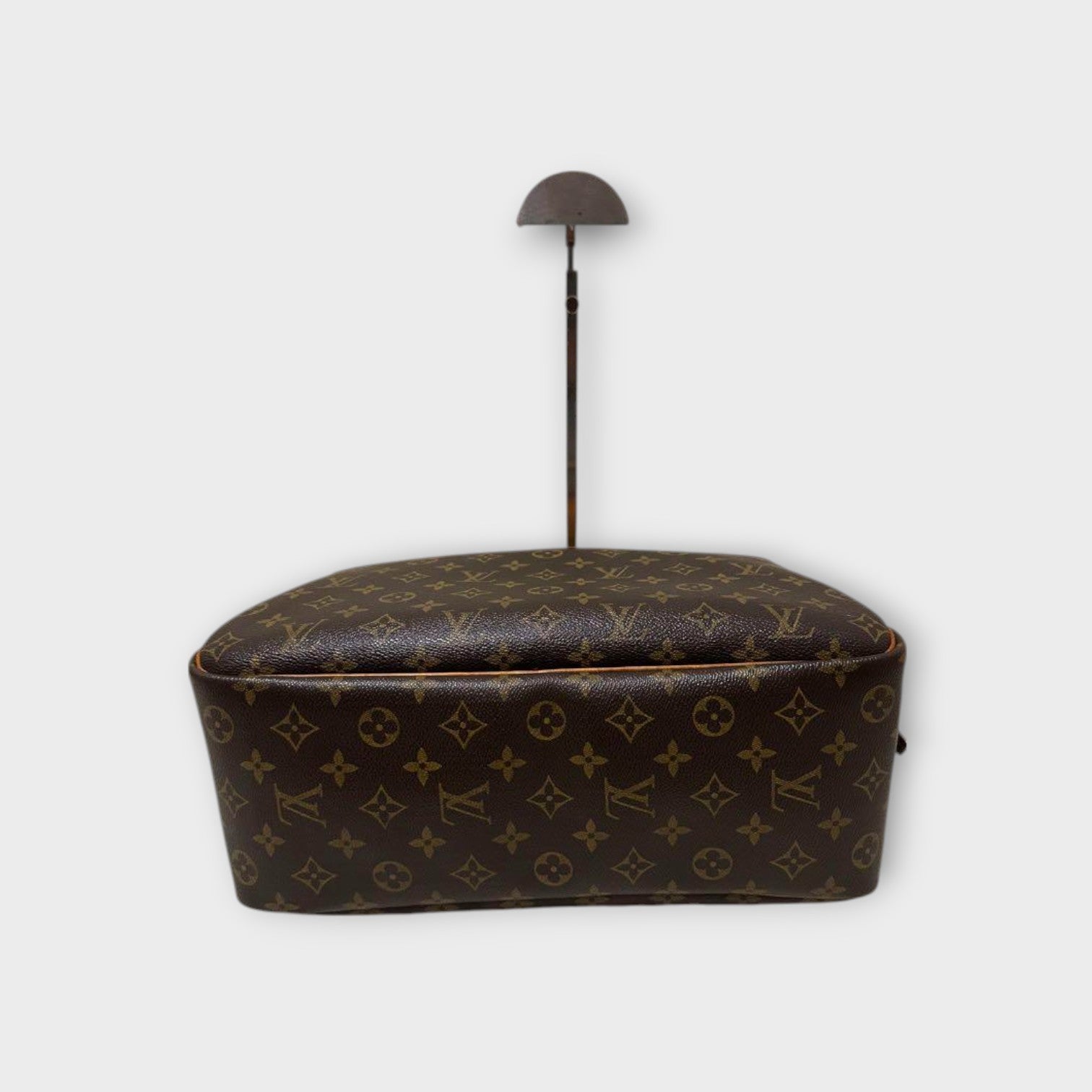 Louis Vuitton M47270 Bowling Vanity Deauville Brown PVC Leather Boston Bag 【B】
