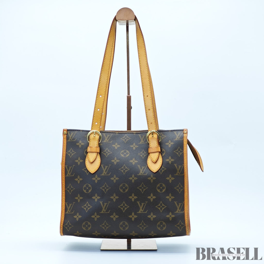 LOUIS VUITTON Popincourt Au Tote Bag Monogram M40007 Canvas Brown