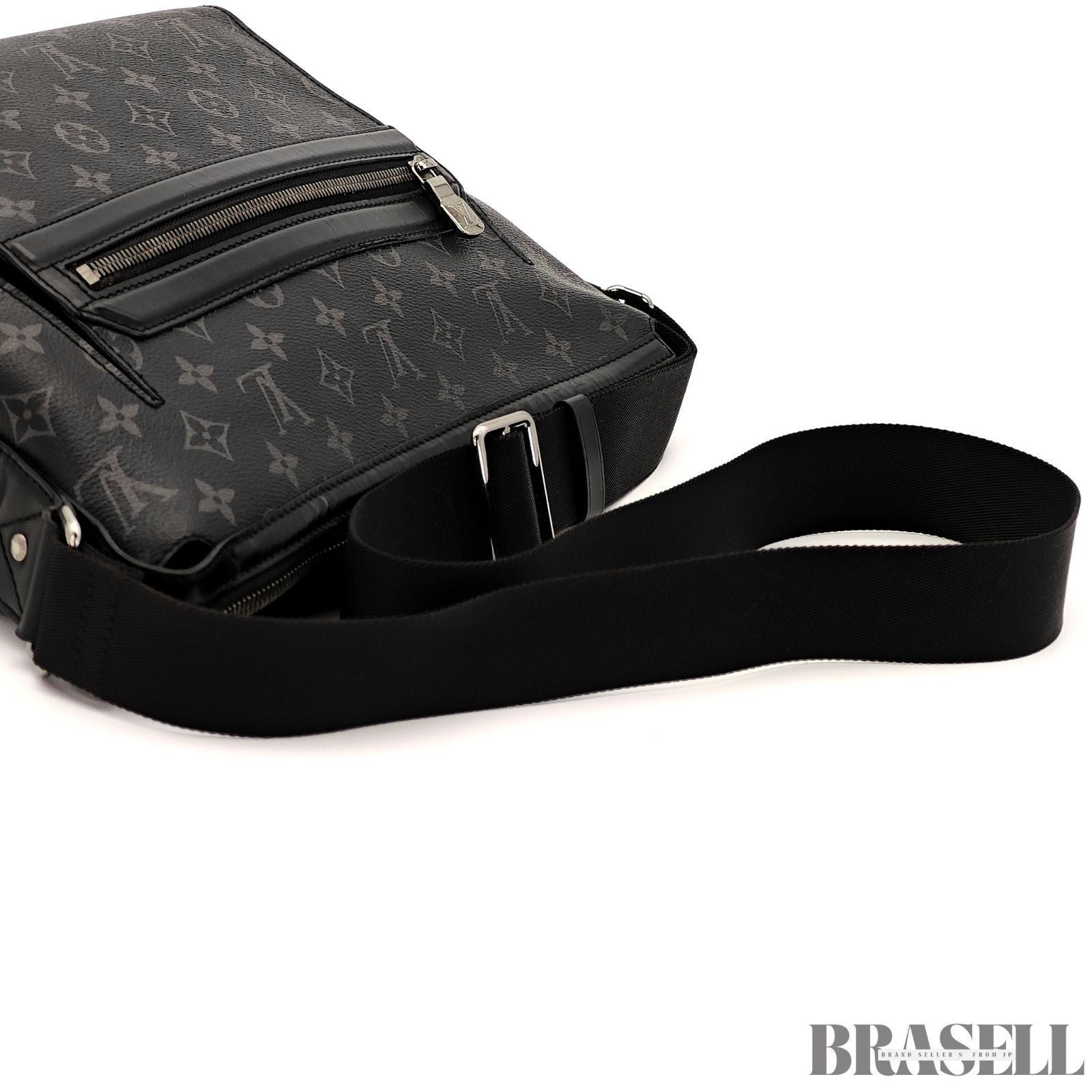 Louis Vuitton Odyssee Messenger PM M44223 Shoulder Bag Monogram Eclipse Black