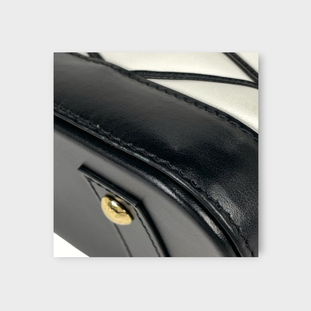 Louis Vuitton Alma BB 2-Way Shoulder Bag/Handbag Leather White M23761