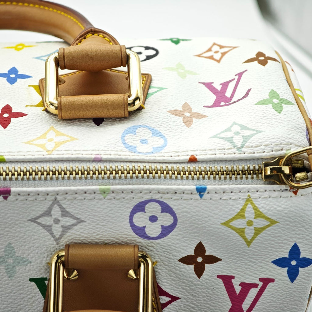 LOUIS VUITTON Monogram Multicolor Speedy 30 Handbag Mini Boston Bag M92643