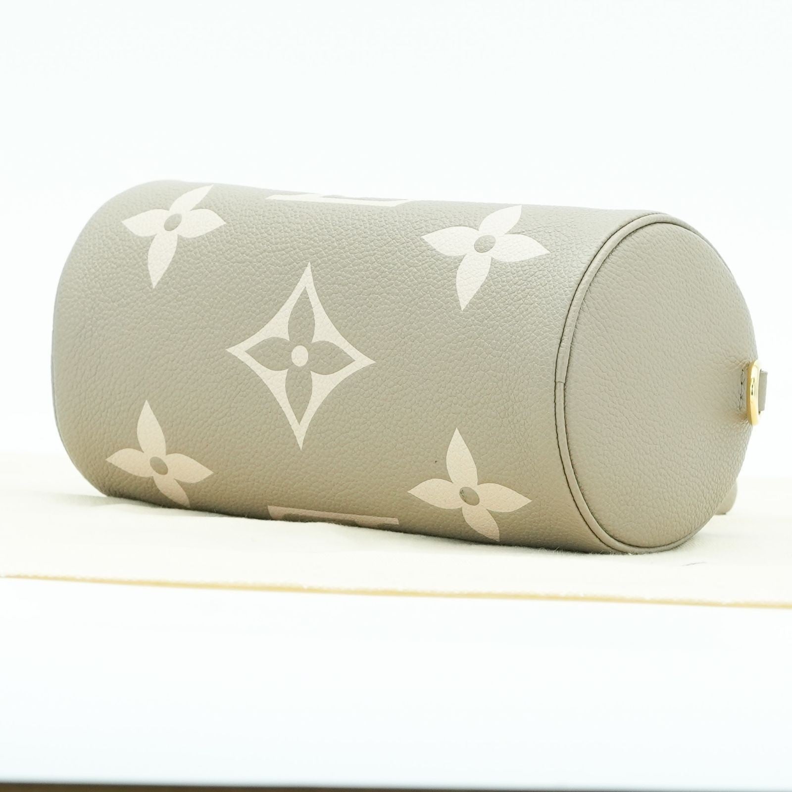 LOUIS VUITTON Empreinte Giant Papillon BB M46031 Handbag Beige Tourtière Cream