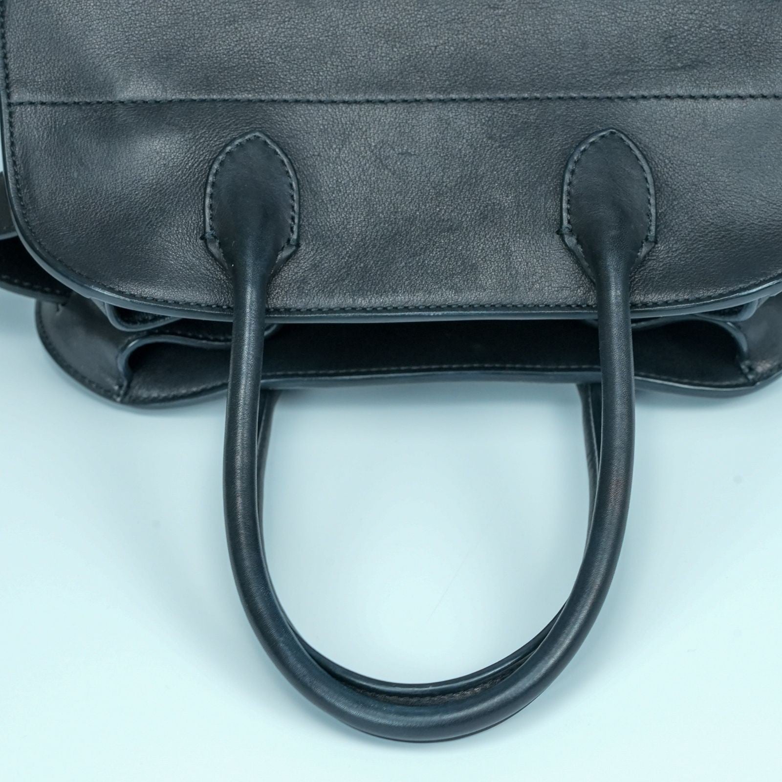 THE ROW Margaux 10 Saddle Leather 2-Way Handbag Shoulder Bag