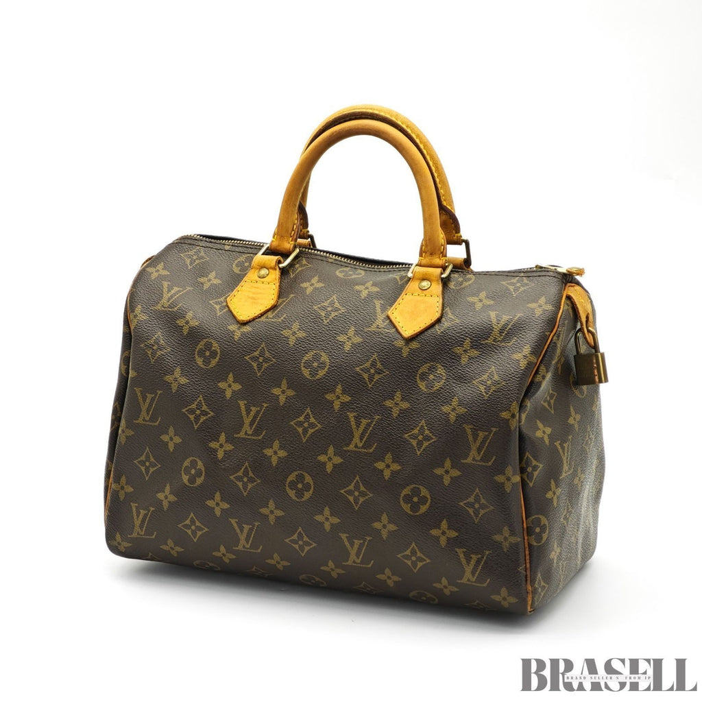 LOUIS VUITTON Speedy 30 M41526 Monogram Handbag Brown Women’s