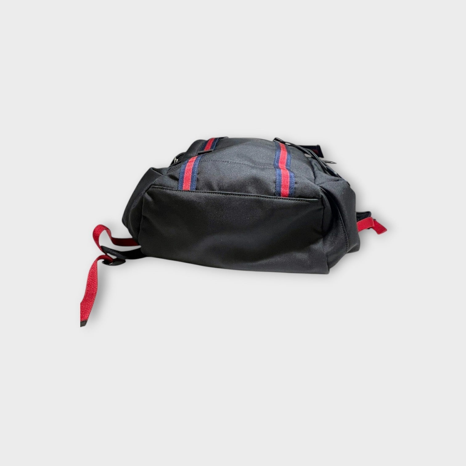 Gucci 429037 Animalier Backpack Canvas Leather Black Web Line Black Tiger 【B】