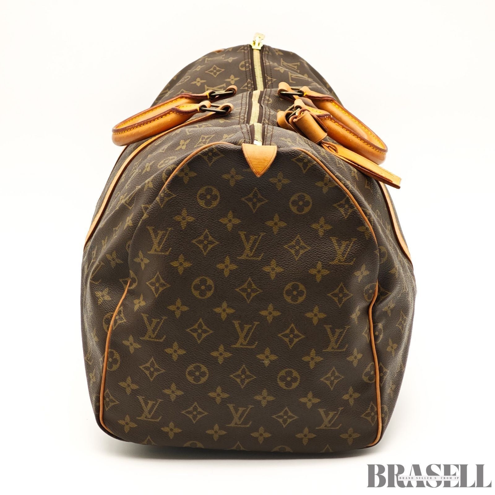 Louis Vuitton Monogram Keepall 55 M41424 Boston Bag Large Capacity Travel Brown