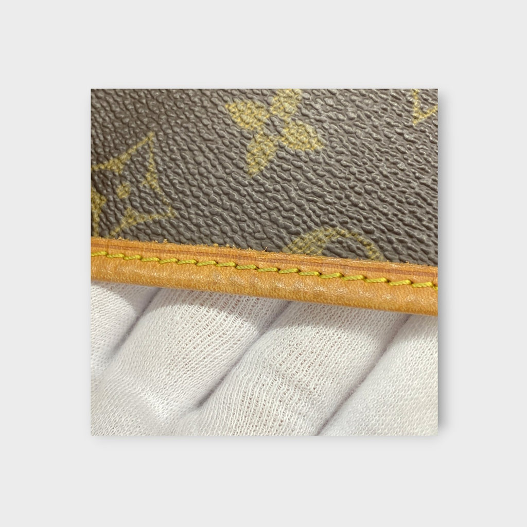Louis Vuitton Shoulder Bag Monogram Saumur 35 M42254 Brown Leather Canvas 【B】
