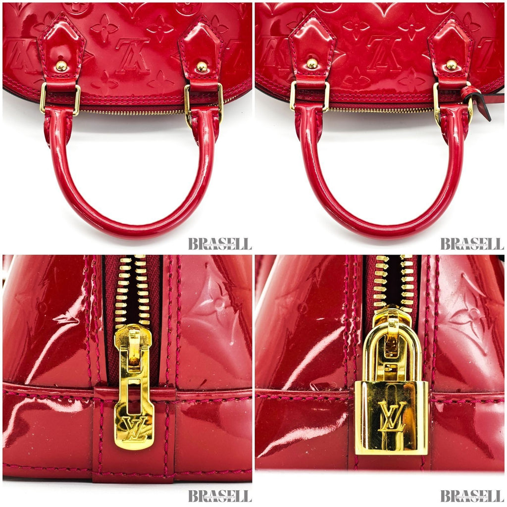 Louis Vuitton Alma BB M91171 Handbag Shoulder Bag 2Way Rose Andian Woman