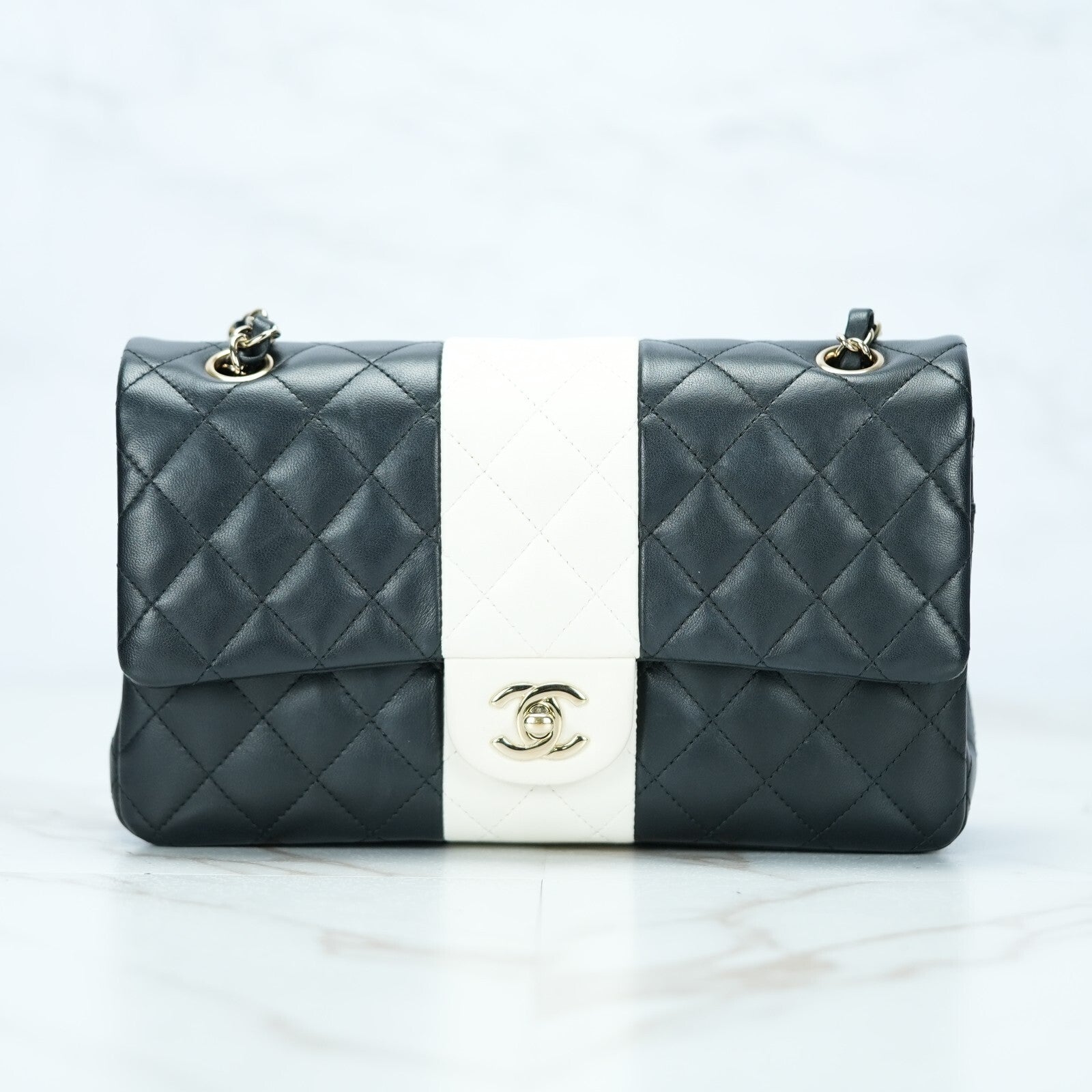CHANEL matelasse W Flap Classic Chain Shoulder Bag A01112 Lambskin by Color【S】