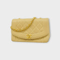 CHANEL Matelasse chain shoulder shoulder bag Diana. lambskin