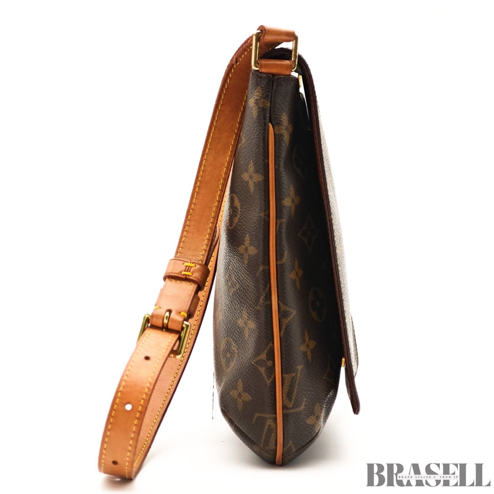 Louis Vuitton Musette Salsa M51387 Monogram Canvas Brown Shoulder Bag Woman