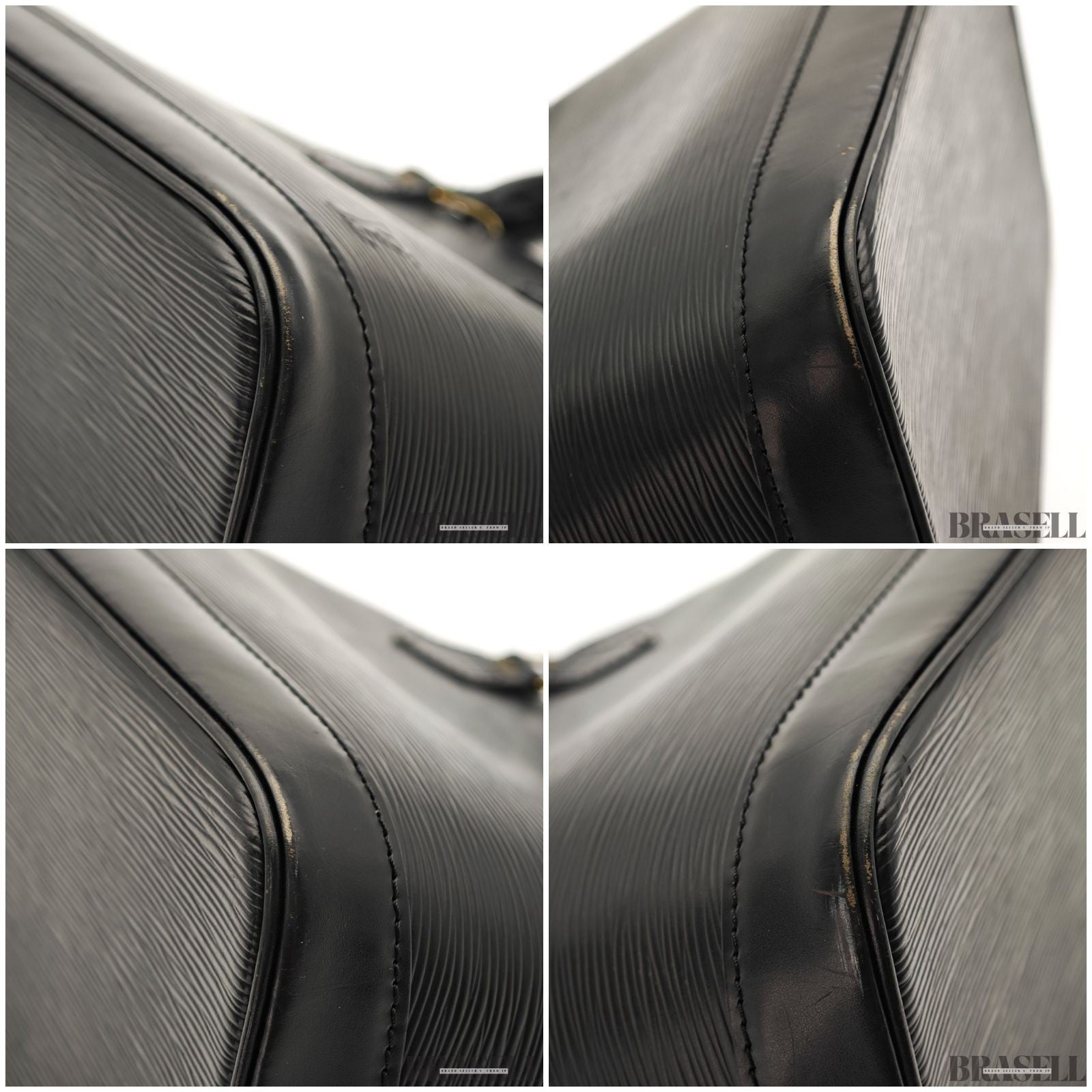 LOUIS VUITTON Alma PM M52802 Black Epi Leather Handbag Women’s