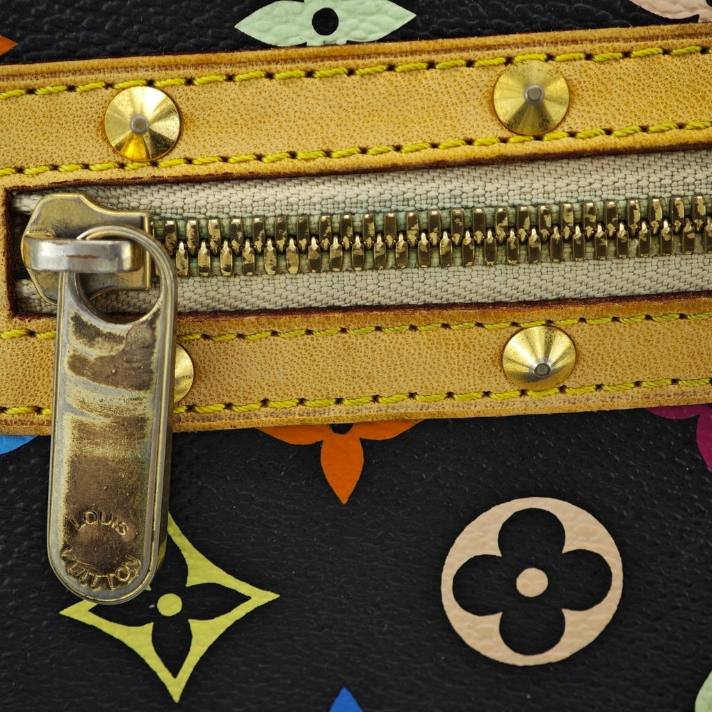 Louis Vuitton Monogram Multicolor Alma Handbag Noir M92646