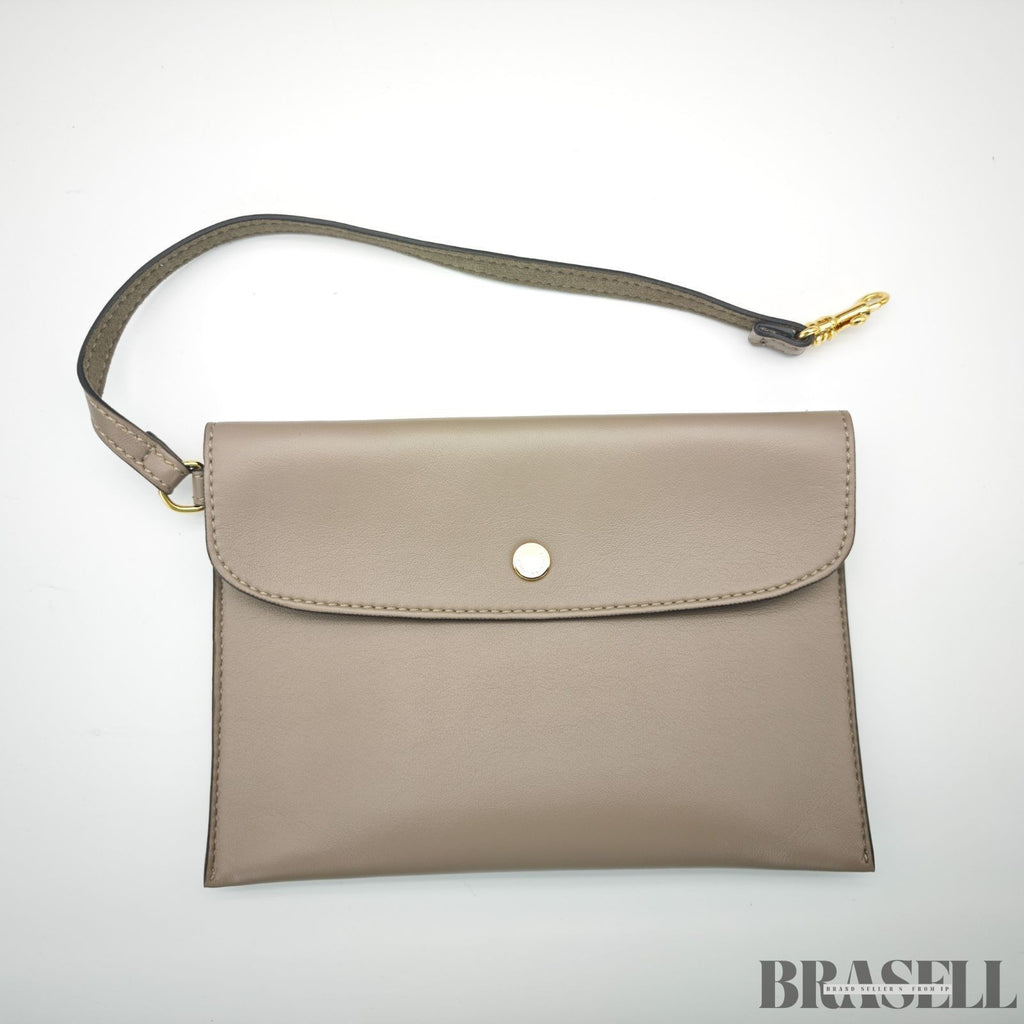 Stella McCartney 2-Way Tote Bag 513860 Greige with Case Large Capacity