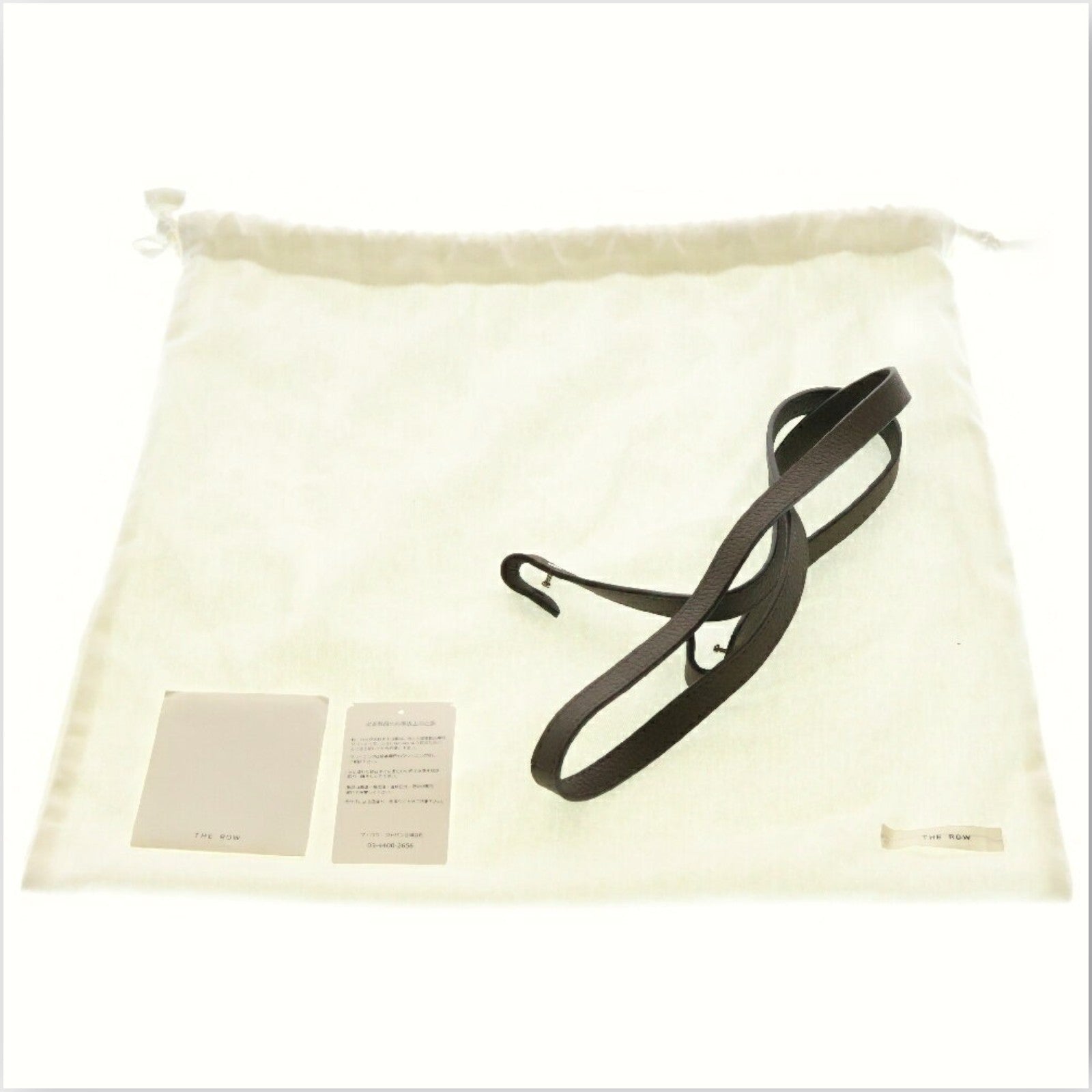 THE ROW Margaux 10 Gray with Silver Hardware 2-Way Handbag