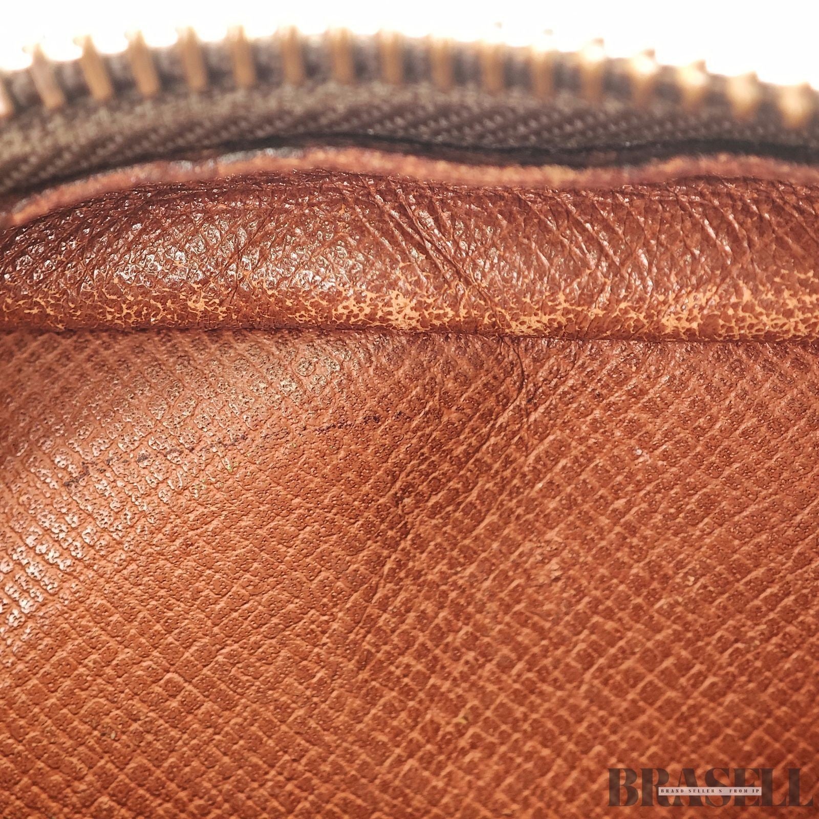 Louis Vuitton Monogram Danube M45266 SL8909 Shoulder Bag Small Vertical Brown