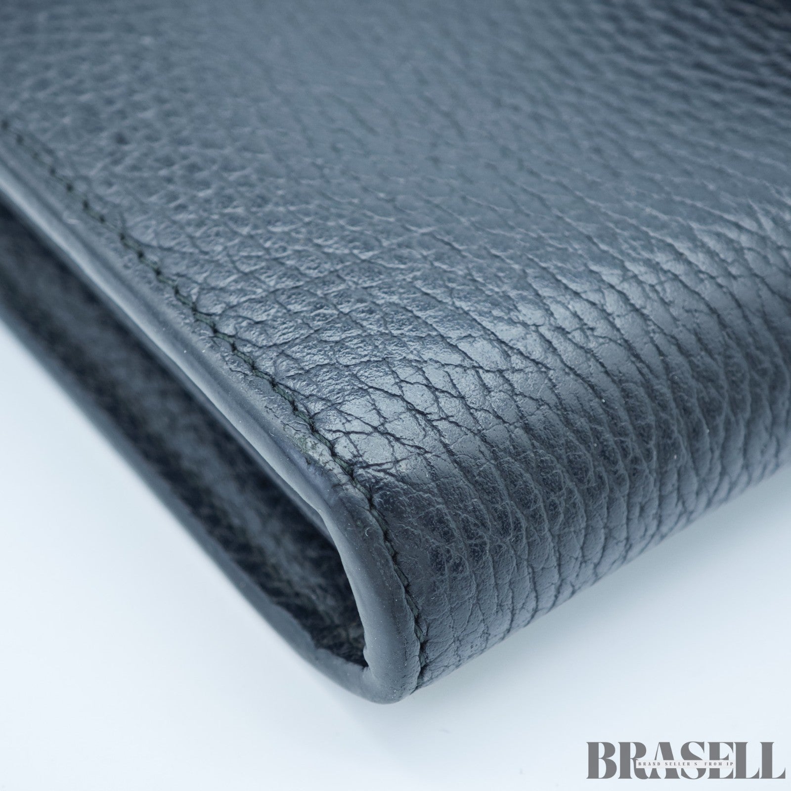 GUCCI Dionysus Tiger Head Chain Wallet 401231 Leather Black