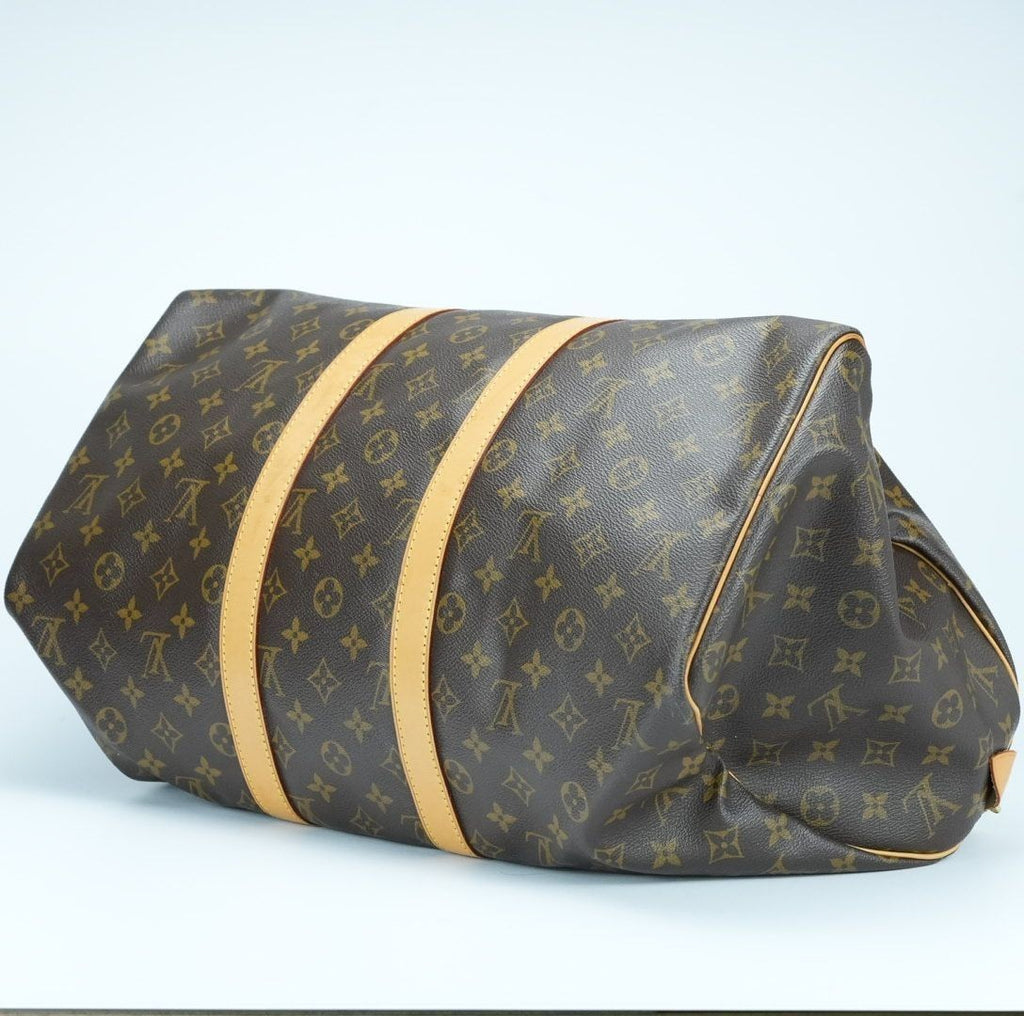 LOUIS VUITTON Keepall 45 M41428 Boston Bag Travel Bag Brown Large Capacity