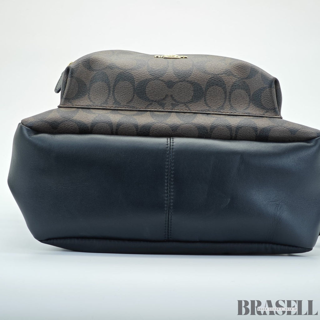 COACH Charlie Signature Backpack Brown color for Men and Women