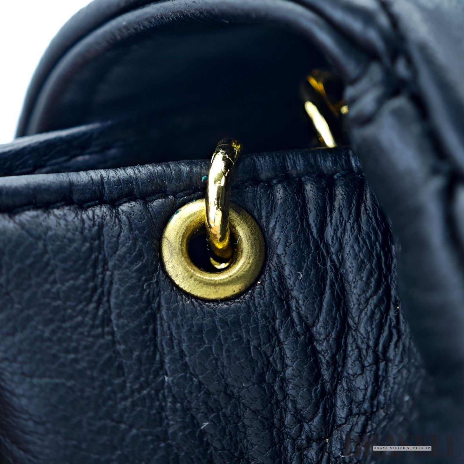 Chanel Chain Shoulder Diana Lambskin Shoulder Bag Flap Compact Black Women