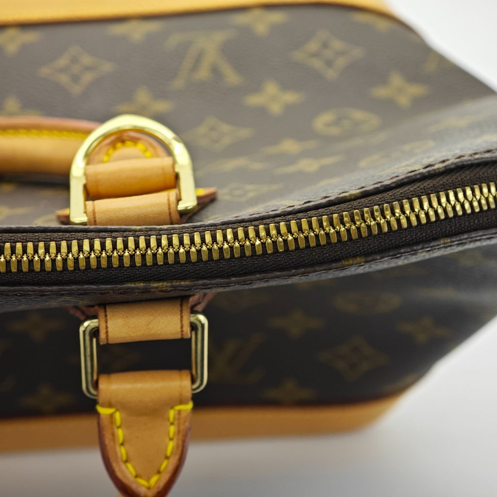 LOUIS VUITTON Monogram Alma M51130 Bag Brown Women's