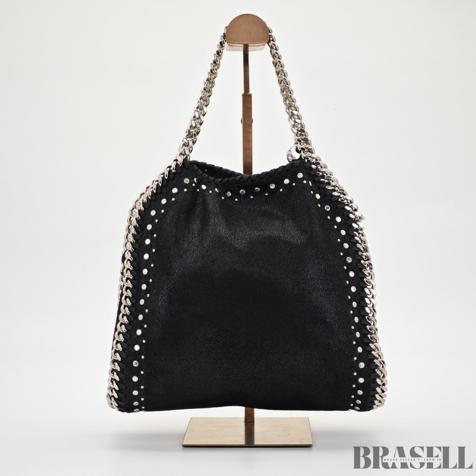 Stella McCartney Shoulder Bag/Handbag 2-Way Studs Black Women's
