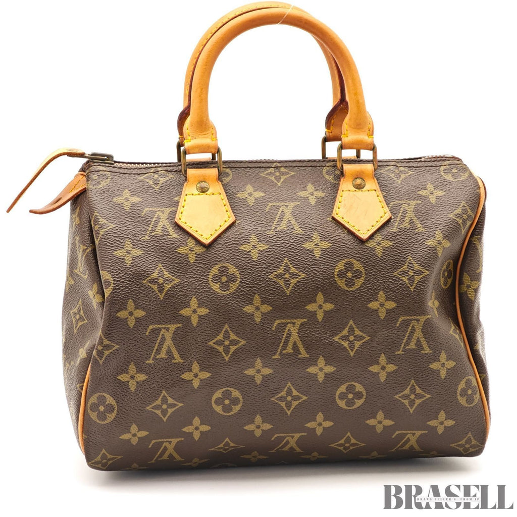 LOUIS VUITTON Speedy 25 M41528 Mini Boston Bag Brown Monogram Canvas Women's