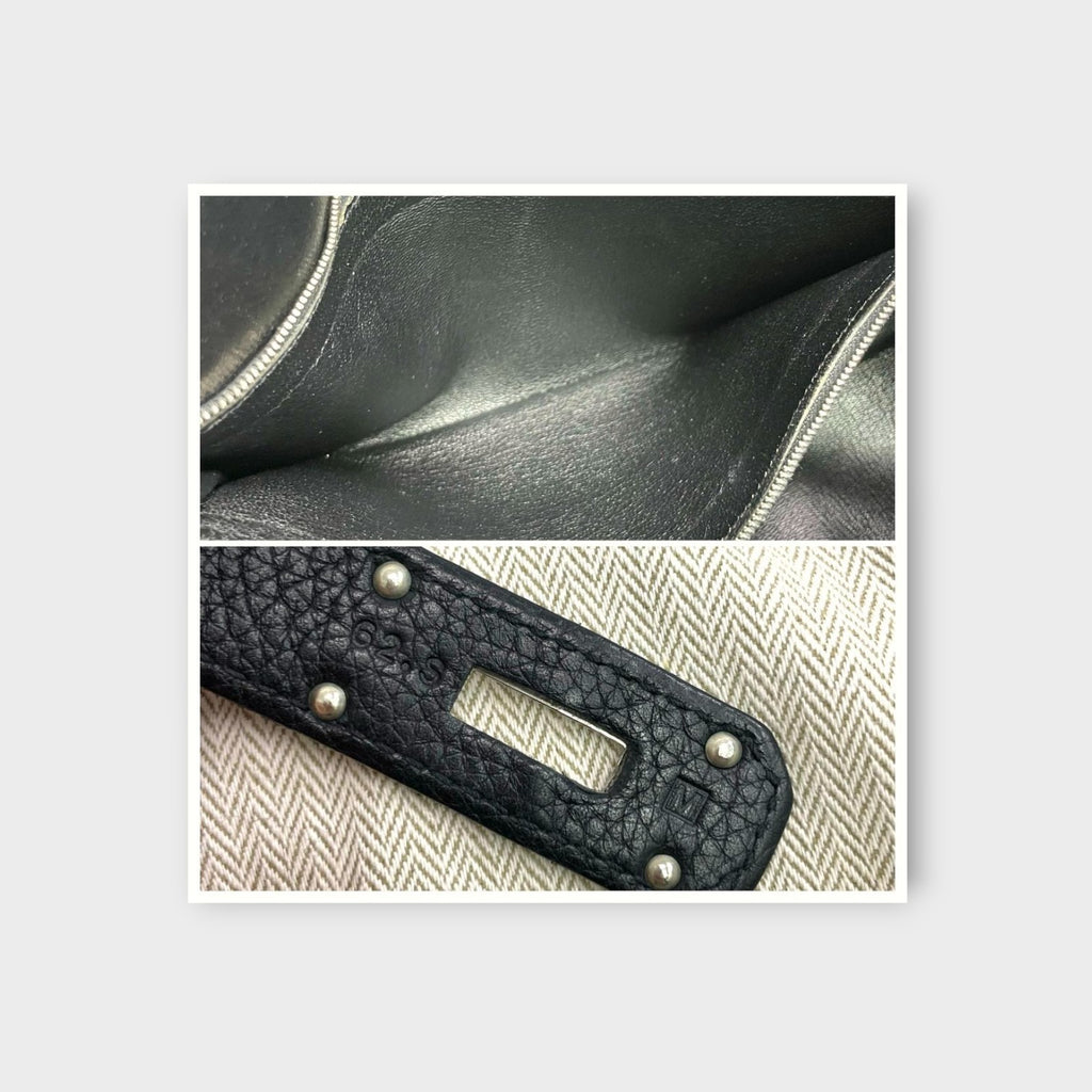 Hermès Jypsière 34 Shoulder Bag Ꮇ Stamp 2009 Black Leather 【A】