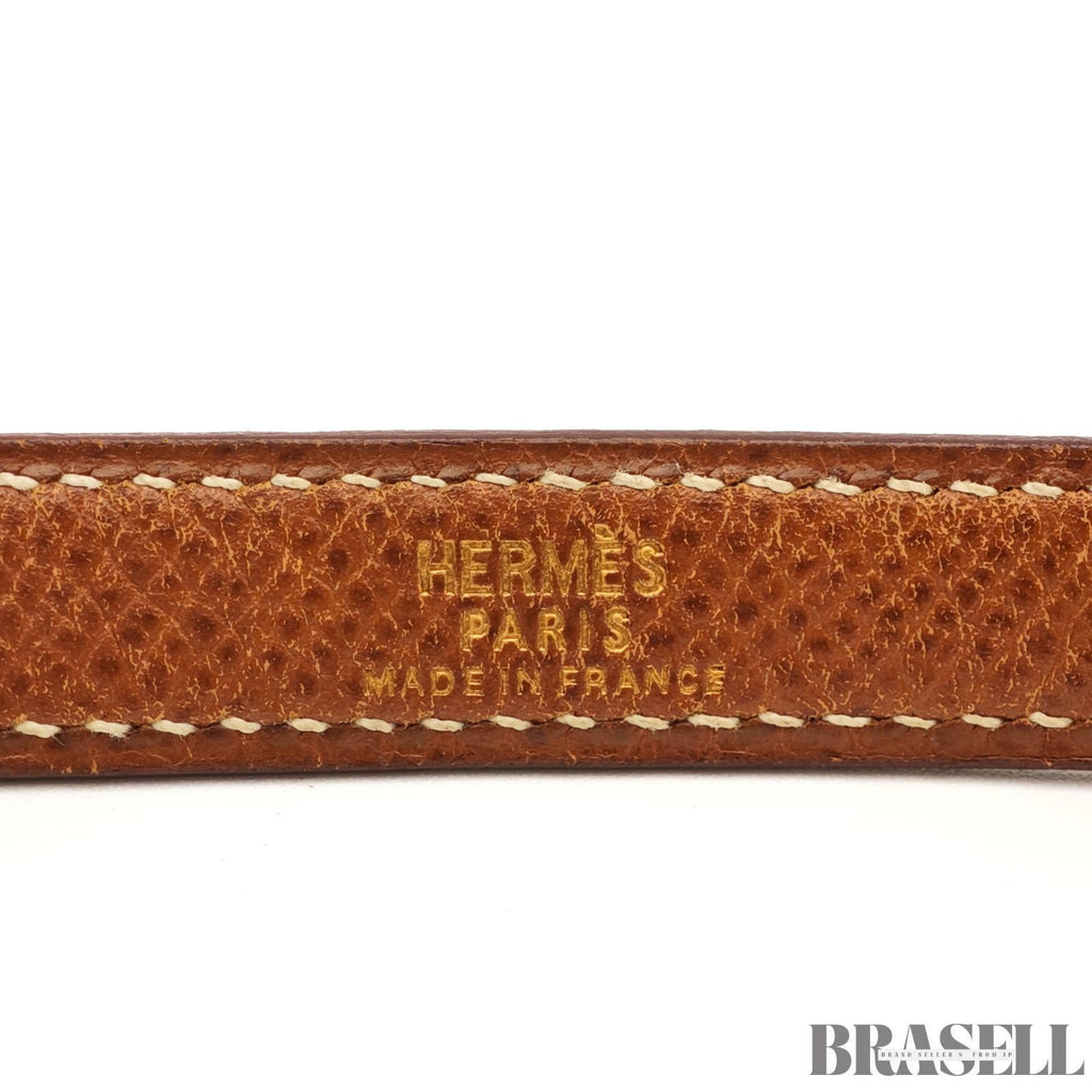 Hermes Bolide 27 Voe Epson 2way Handbag Shoulder Bag Brown Gold