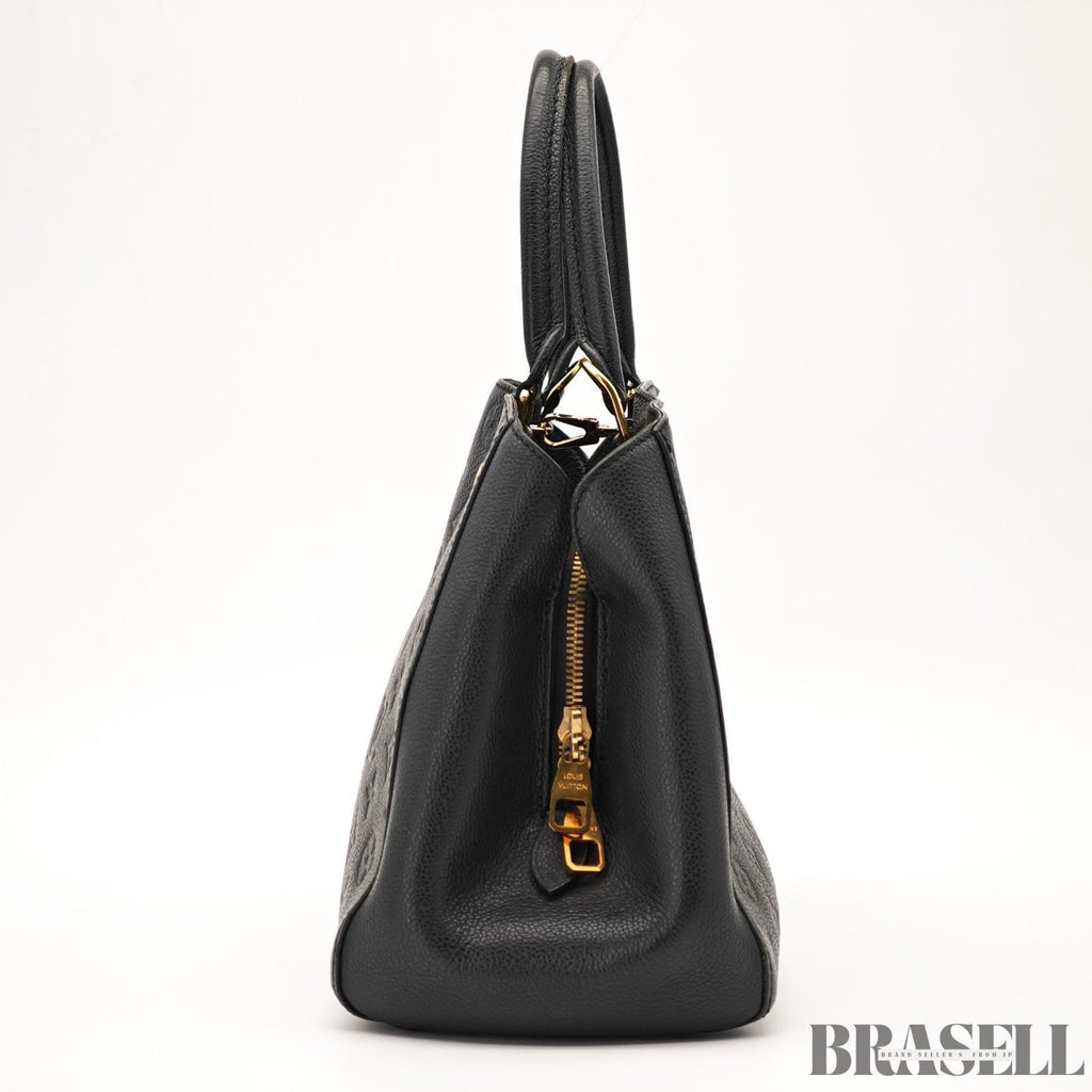 Louis Vuitton Empreinte Montaigne MM M41048 2Way Handbag Shoulder Bag Black