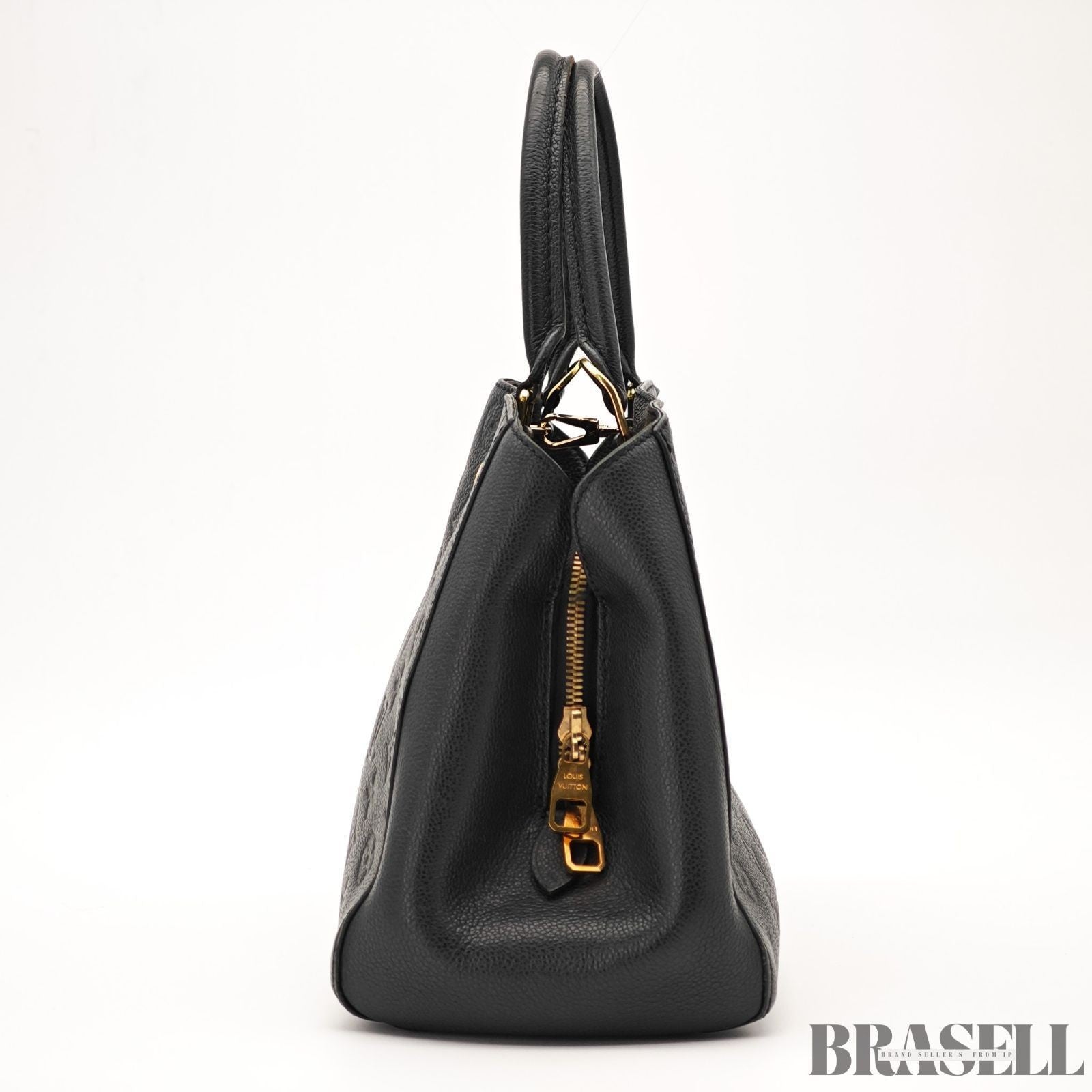 Louis Vuitton Empreinte Montaigne MM M41048 2Way Handbag Shoulder Bag Black