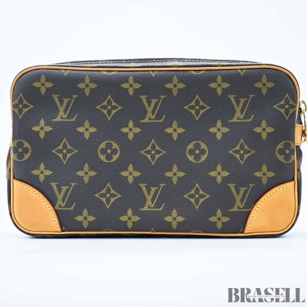 Louis Vuitton Marly Dragon GM M51825 Clutch Bag Monogram Brown