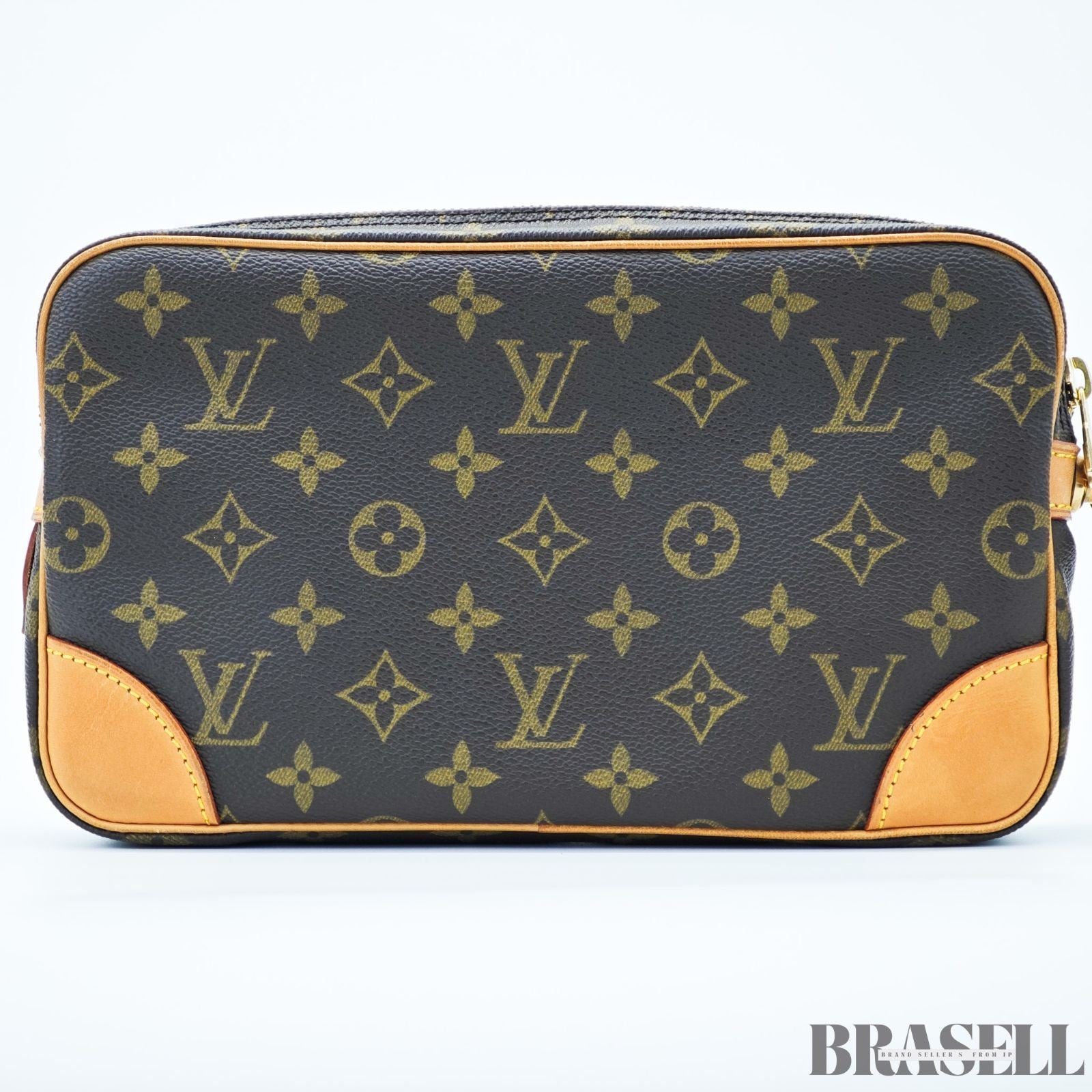 Louis Vuitton Marly Dragon GM M51825 Clutch Bag Monogram Brown