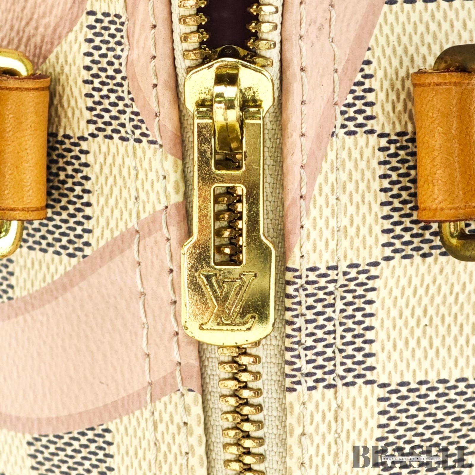 Louis Vuitton Speedy Bandoulière 30 Tahiti N41052 2Way Handbag Ivory Pink