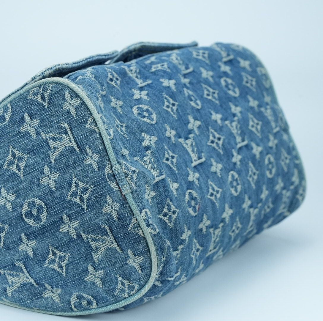 LOUIS VUITTON Monogram Denim Neo Speedy Blue M95019