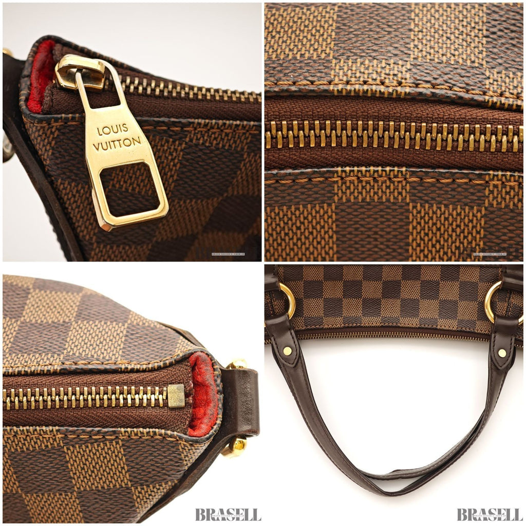 LOUIS VUITTON Evora MM 2 Way Shoulder Handbag N41131 Damier Canvas Brown