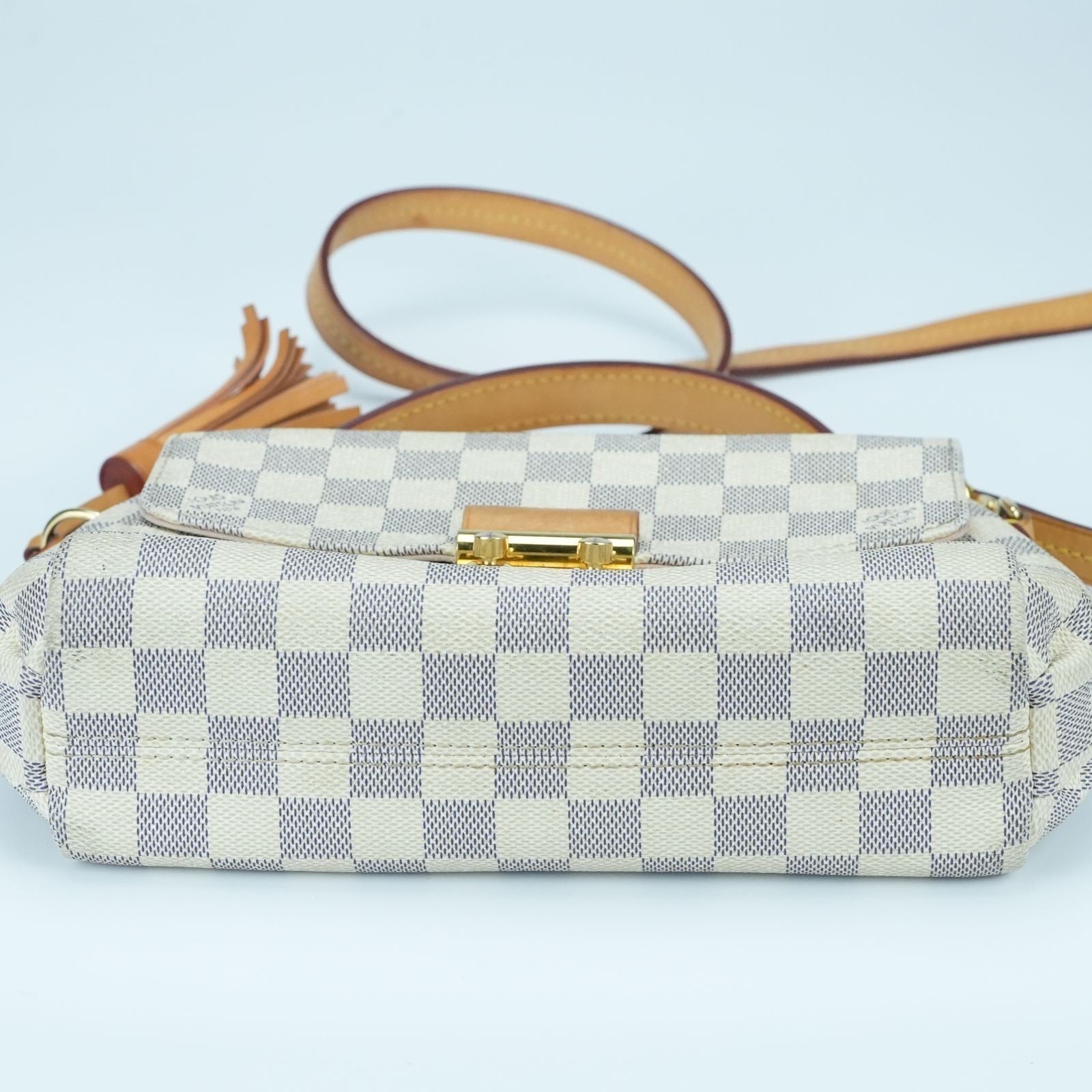 LOUIS VUITTON Damier Azur Croisette Handbag Shoulder Bag N41581