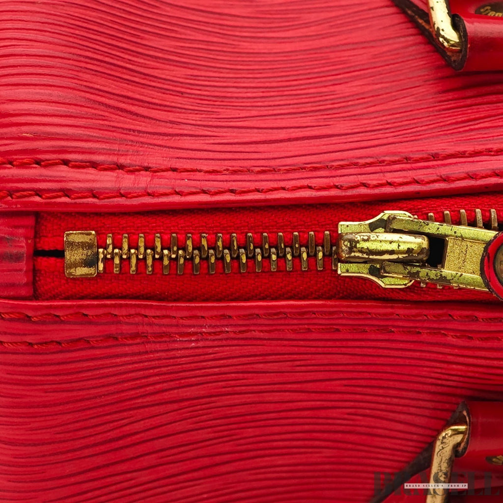 Louis Vuitton Epi Speedy 25 M43017 Mini Boston Bag Handbag Castilian Red