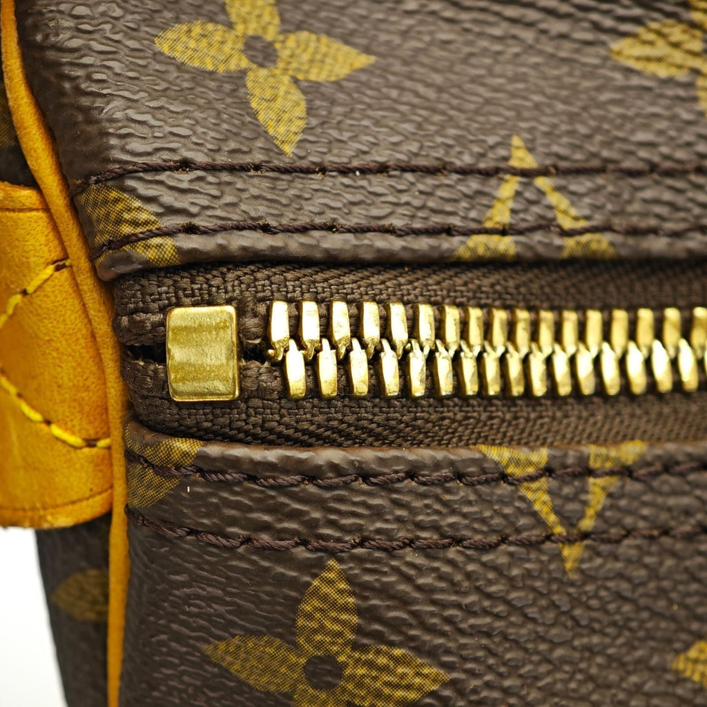 LOUIS VUITTON Keepall 55 M41424 Monogram Travel Boston Bag Brown Unisex