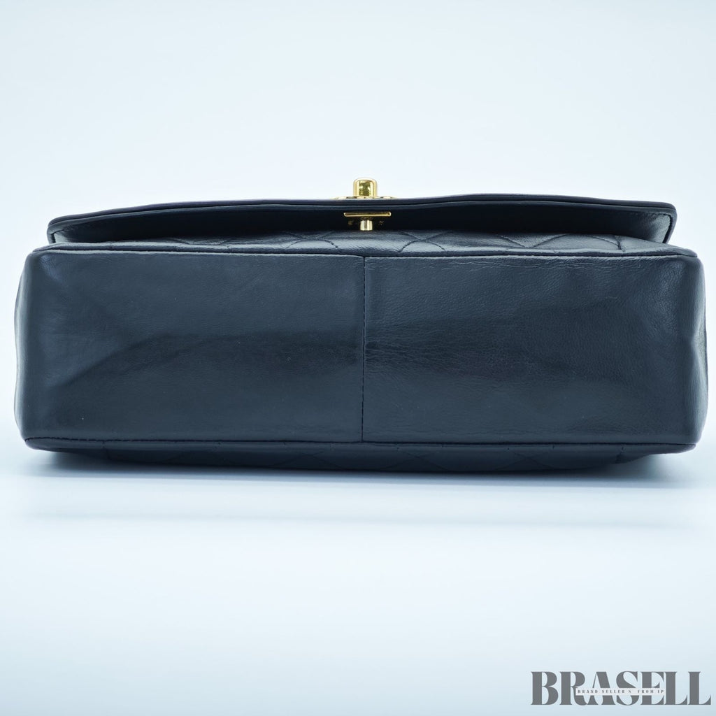 Chanel Diana 25 Shoulder Bag A01165 Flap Bag Black Women With Authenticity Card