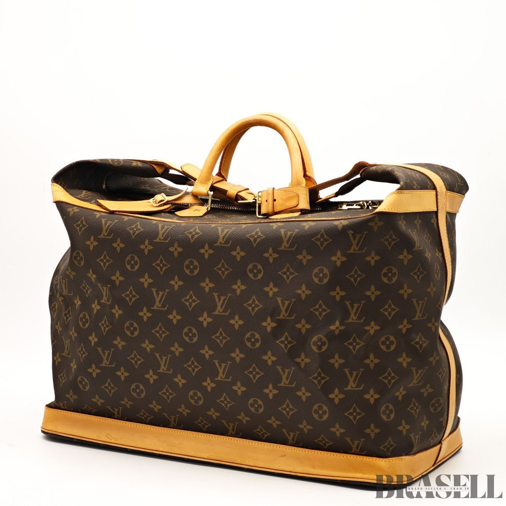 LOUIS VUITTON Monogram Canvas Leather Cruiser 45 Boston Bag M41137 Auth