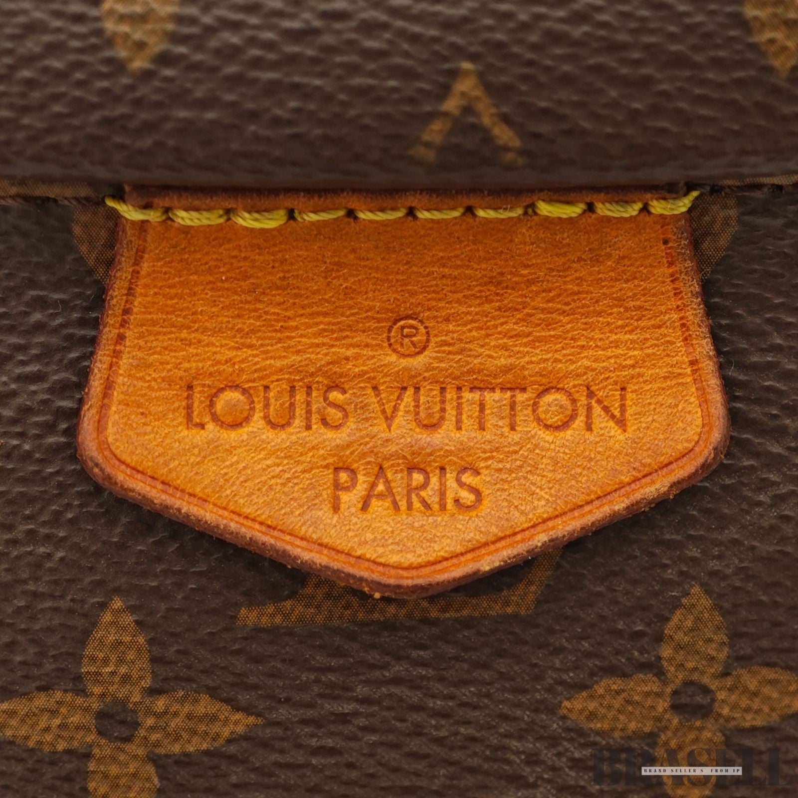 LOUIS VUITTON Monogram Bum Bag Canvas M43644 Brown Crossbody Bag Auth