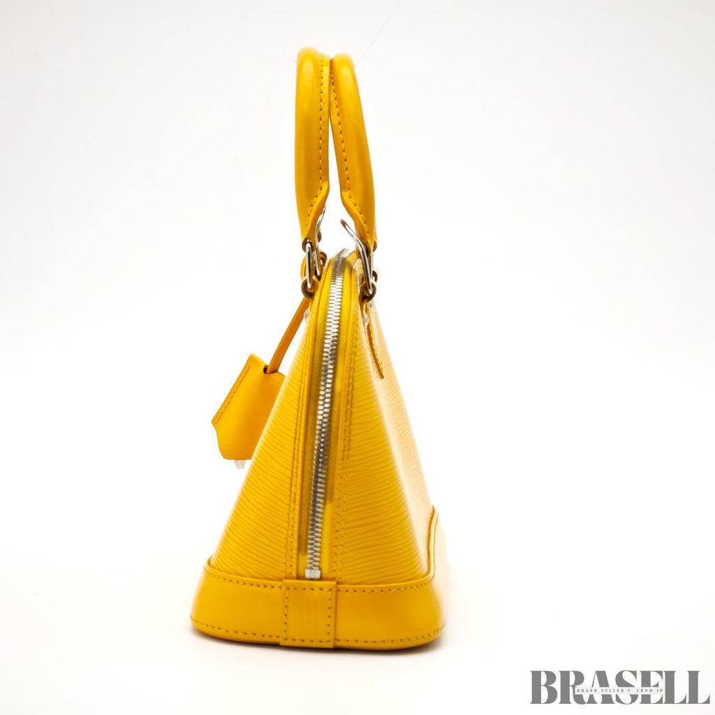 LOUIS VUITTON M40866 Epi Alma BB 2Way Citron Shoulder Bag Crossbody Handbag